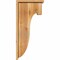 Ekena Millwork Del Monte Rough Sawn Corbel w/Backplate, Western Red Cedar, 8"W x 14"D x 30"H COR08X14X30DEL01RWR - alternate 2